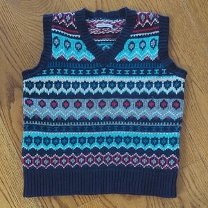 Frances Valentine Eryn Fair Isle Sweater Vest
